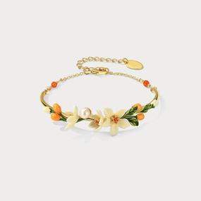 Promising Prospect Sibling Love Orange Blossom Bracelet