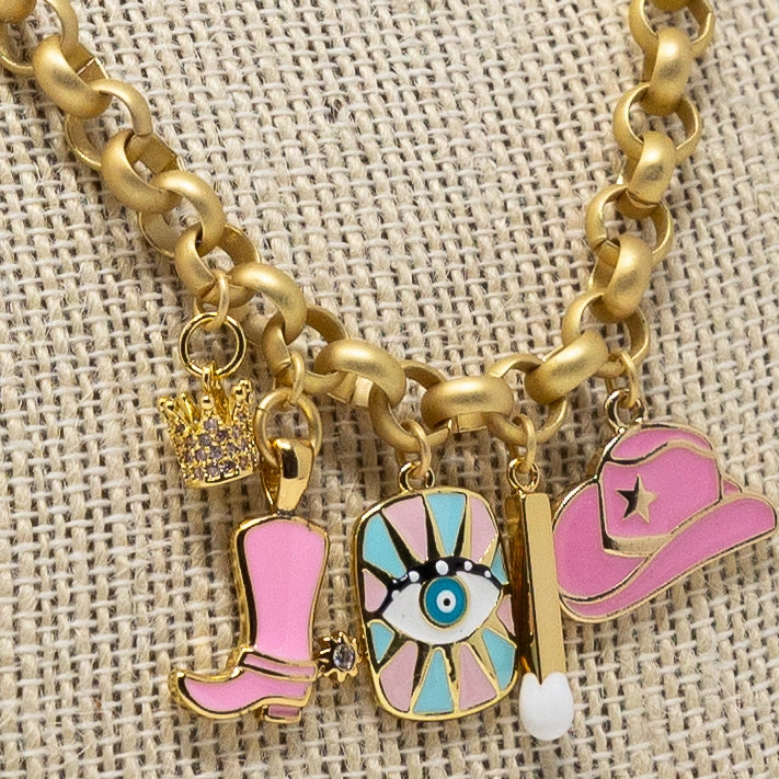 youth trend I??m Not Pretty Charming Necklace