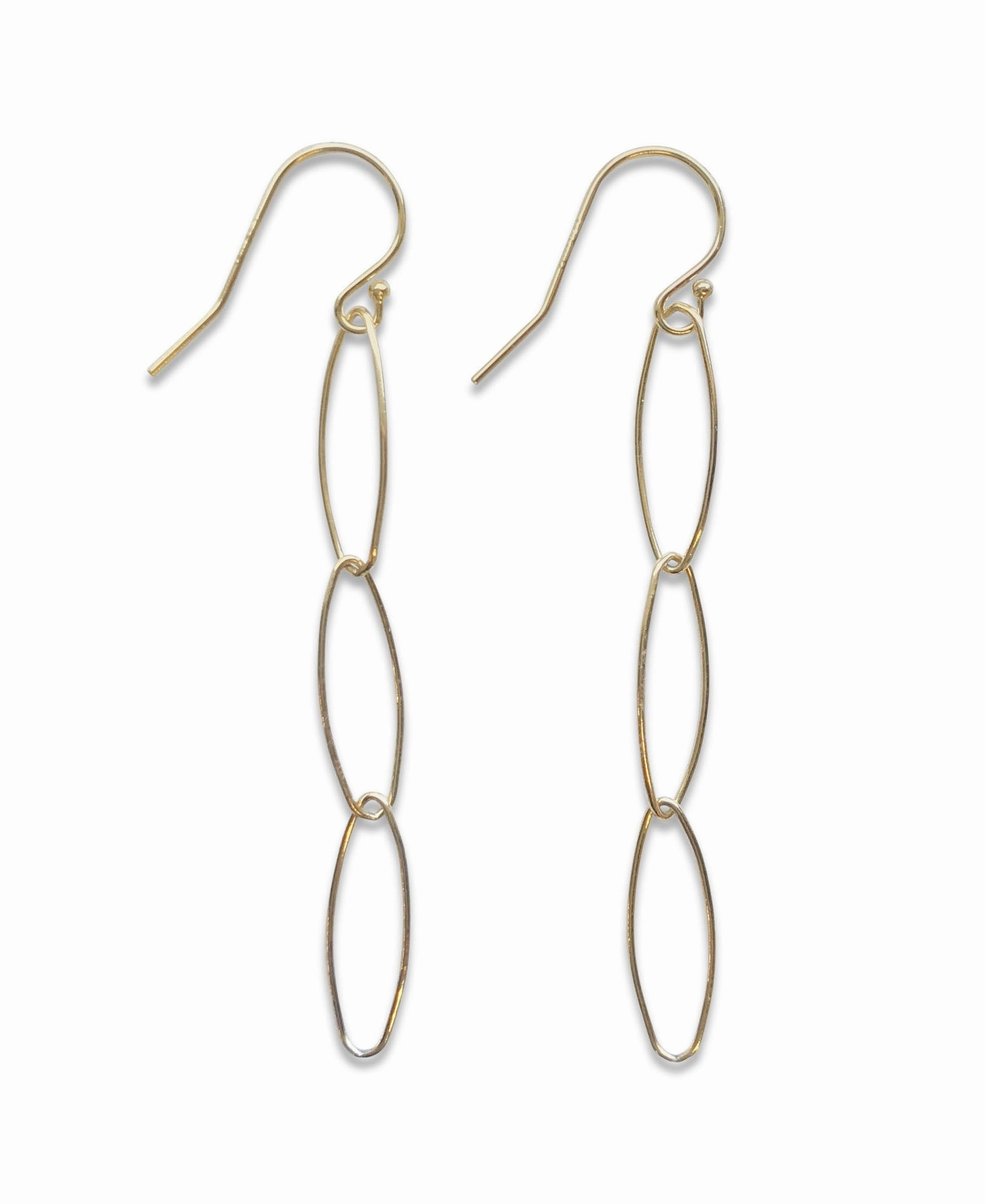 Triple marquis chain earrings Date night Classic Piece