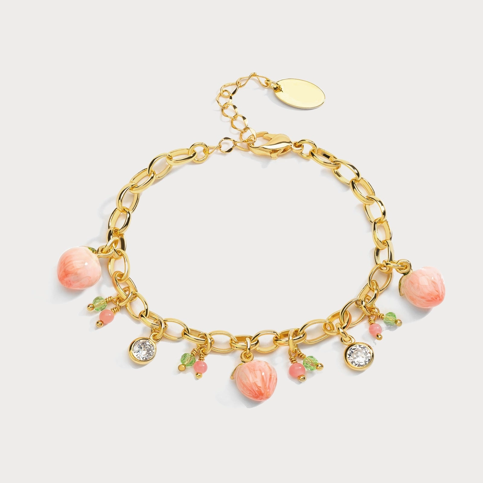 Chic Shape Fashion Element Peach Bracelet