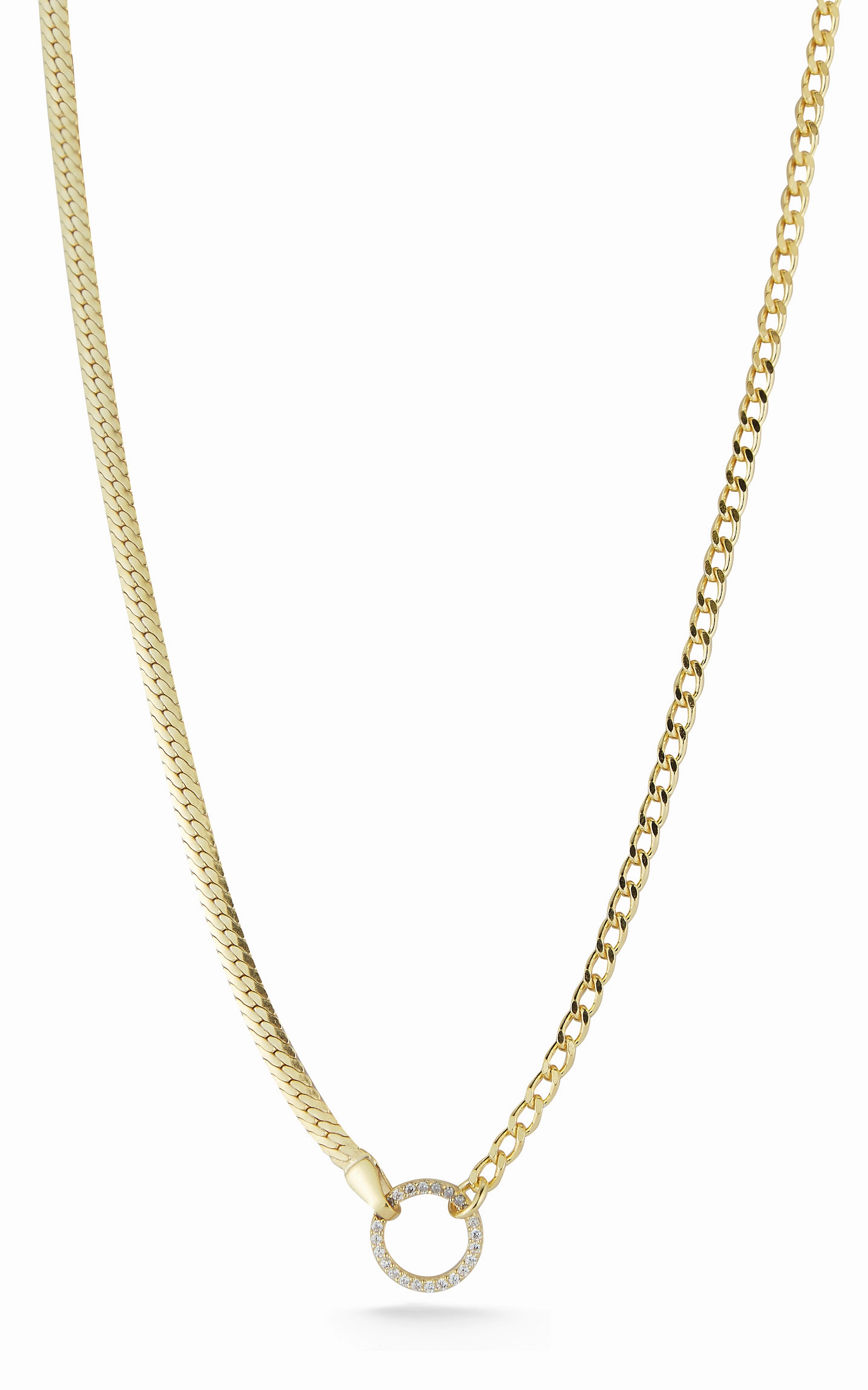Cuban X Snake Chain Necklace Elegant Jewelry
