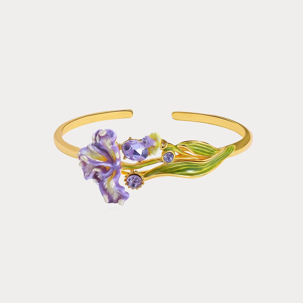 Serendipitous Mixes Angelic Amalgamations Iris Flower Cuff