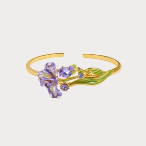 Serendipitous Mixes Angelic Amalgamations Iris Flower Cuff