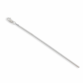 Italian Snake Chain Sterling Silver Necklace 1.5mm Width Handcrafted Pieces Perfect Accessory