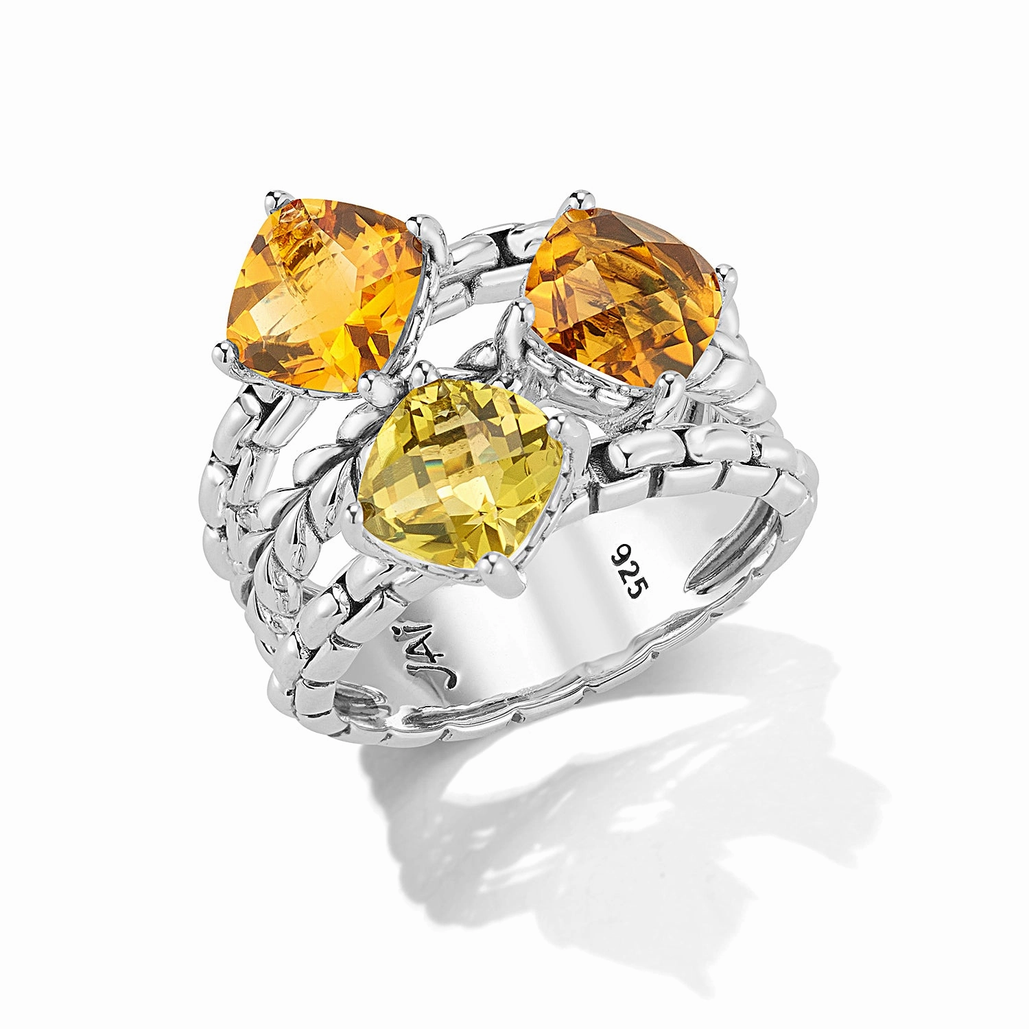 JAI Modern Artisan Ring in Forest, Size 7 Stylish piece