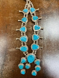 John Nelson Squash Blossom - Handmade Native American Trend Focused Stylish Shape