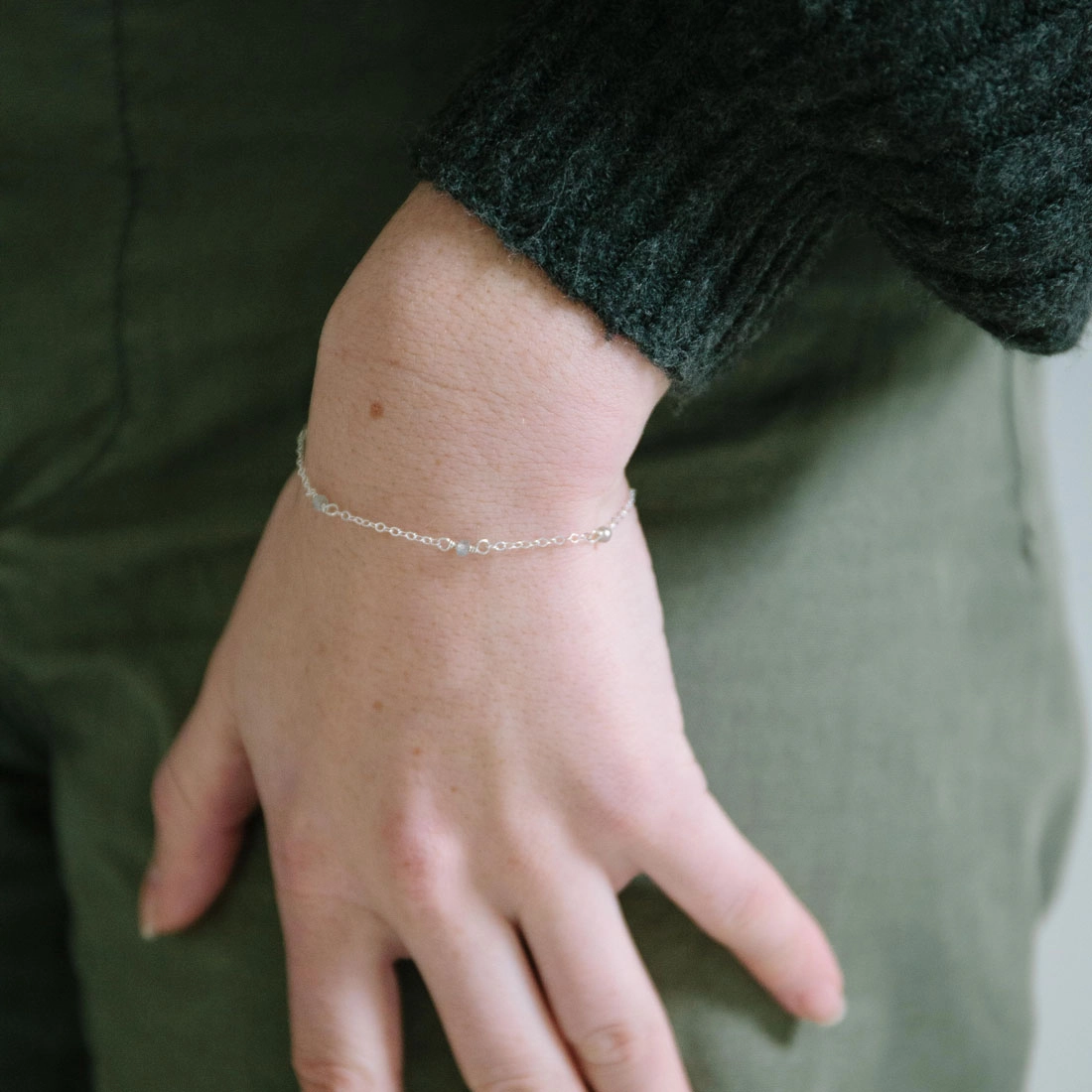 Labradorite Classic Bracelet Smooth Amalgamations