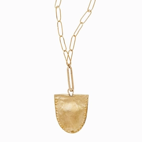 Graceful Gift Elegant Present Large Mevia Bronze Pendant