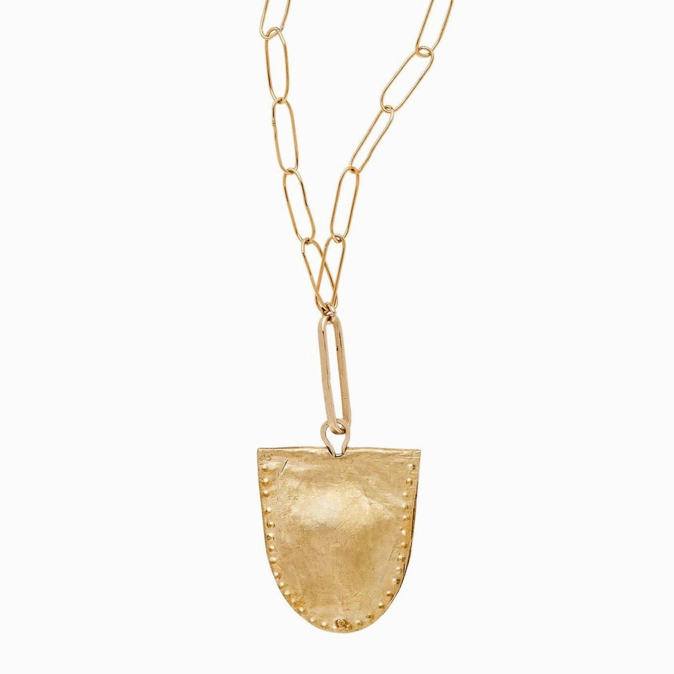 Graceful Gift Elegant Present Large Mevia Bronze Pendant