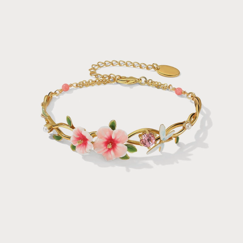 Metropolitan Glam Hibiscus Bracelet