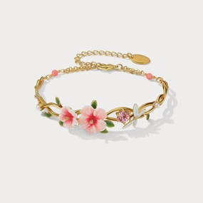 Metropolitan Glam Hibiscus Bracelet