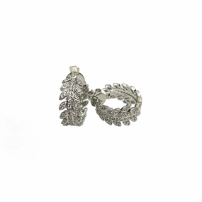 Chic Fashion Leafy diamond loop