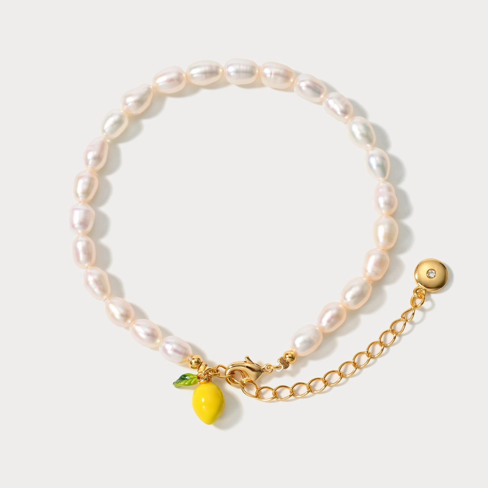 Signature Look Stylish Touch Lemon Pearls Bracelet