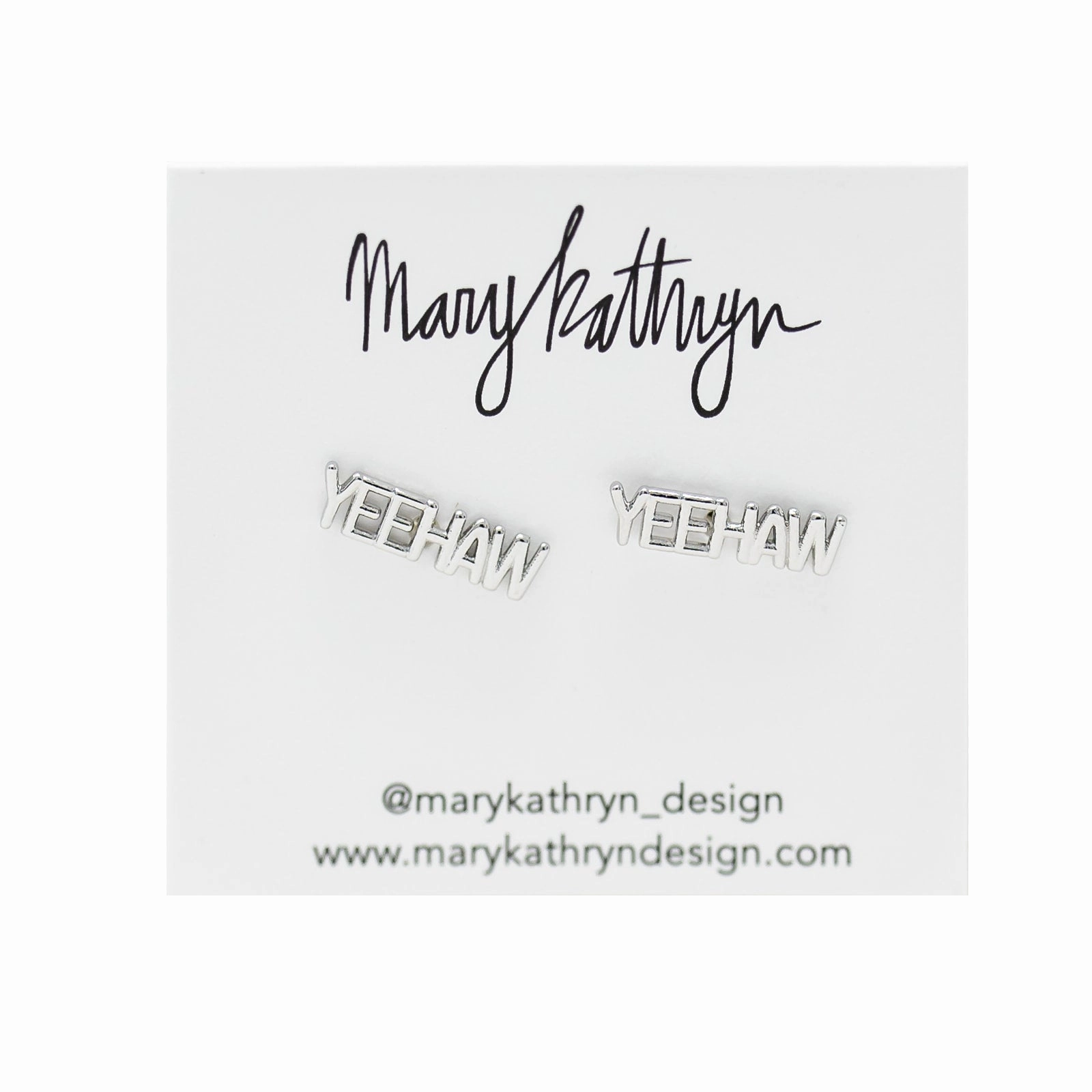 Neutral Adornment Yeehaw Stud