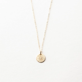 Sun Beam Necklace Casual Spark