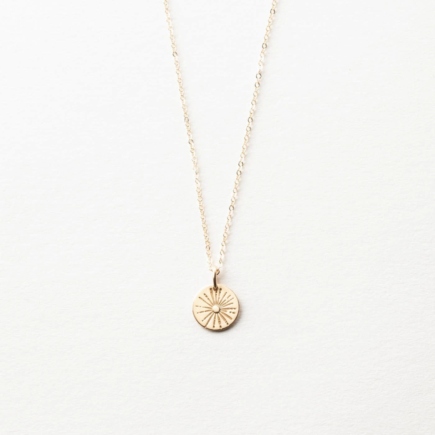 Special Day Shining Look Sun Beam Necklace