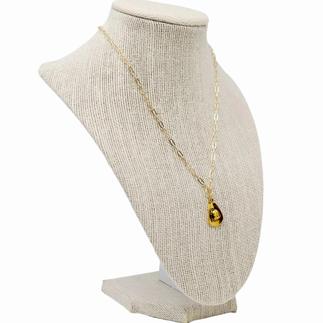 Excellent Present McGraw Cowboy Hat Necklace