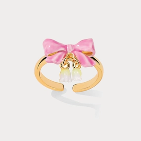 Lily Of The Valley Bowknot Ring Value Design