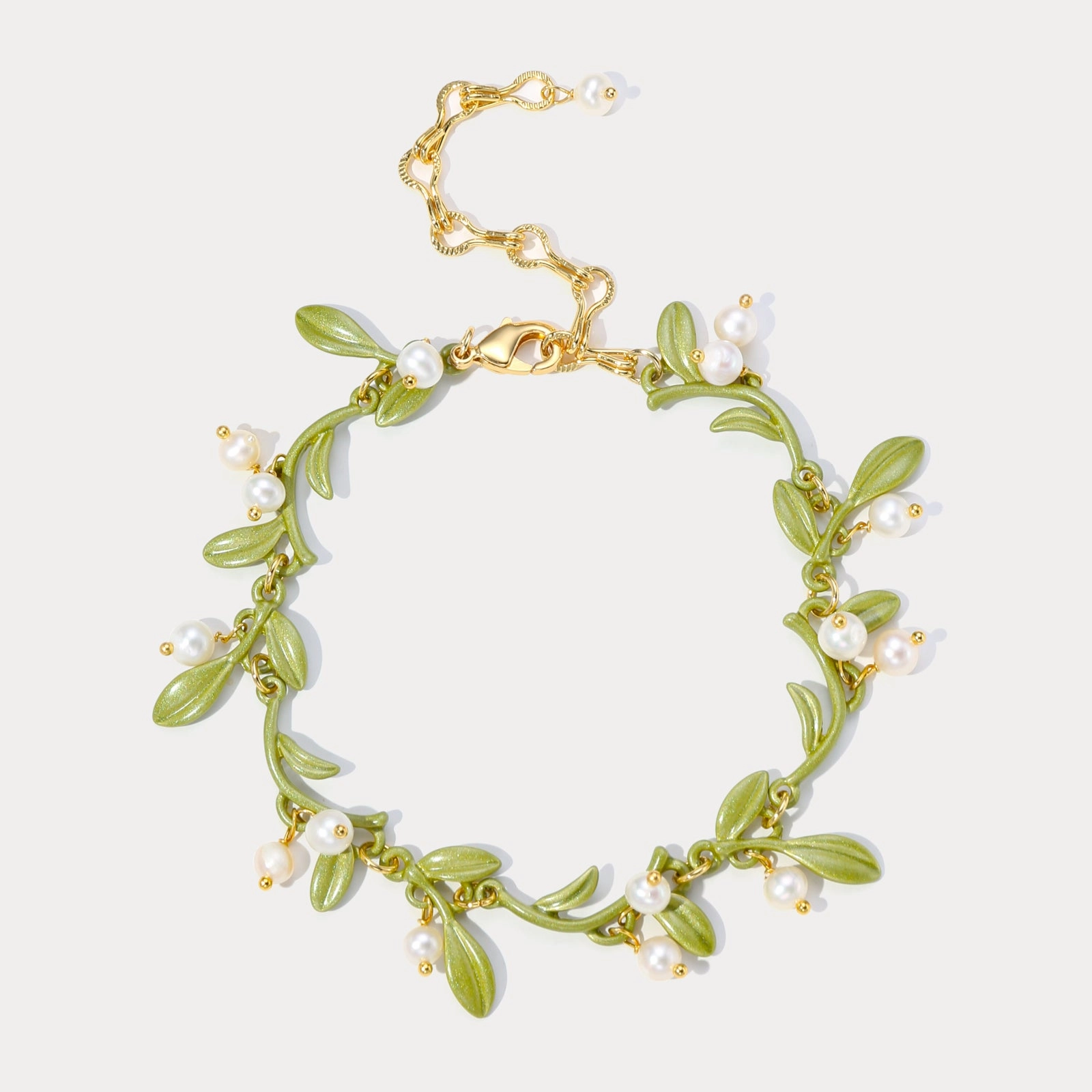 Graceful Detail Lily Of The Valley Bracelet