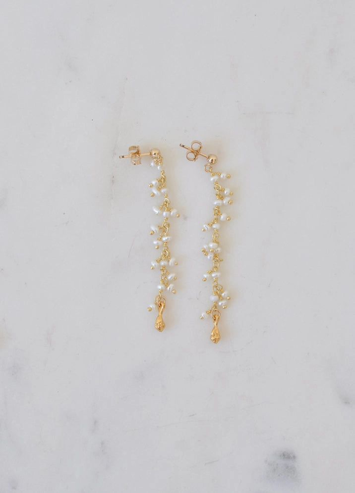 Long Fringe Earrings Sophisticated Aesthetic