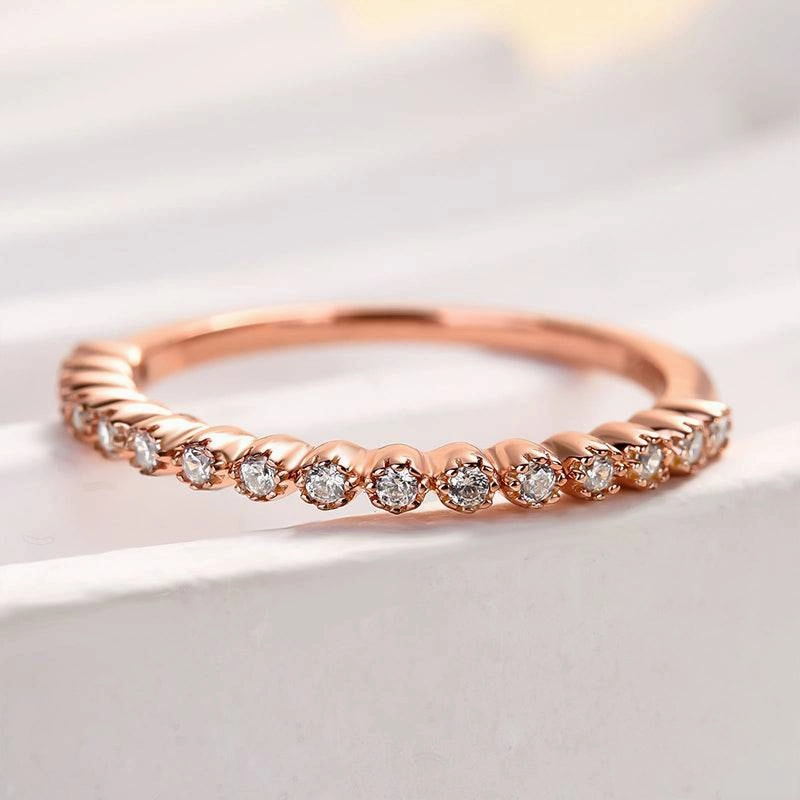 Luxury Taste Muted Mood Louily Simplicity Women's Wedding Band In Sterling Silver