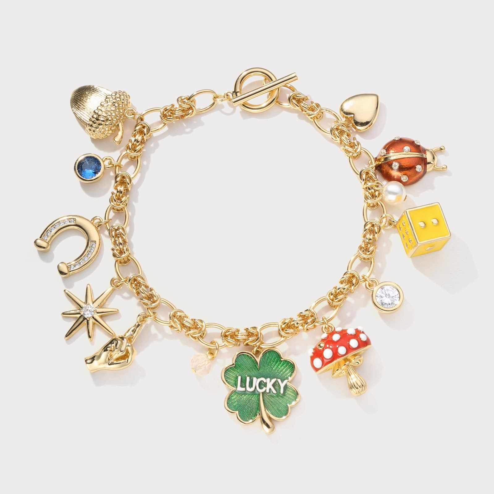 Photo Ready Refined Edge Lucky Charm Bracelet