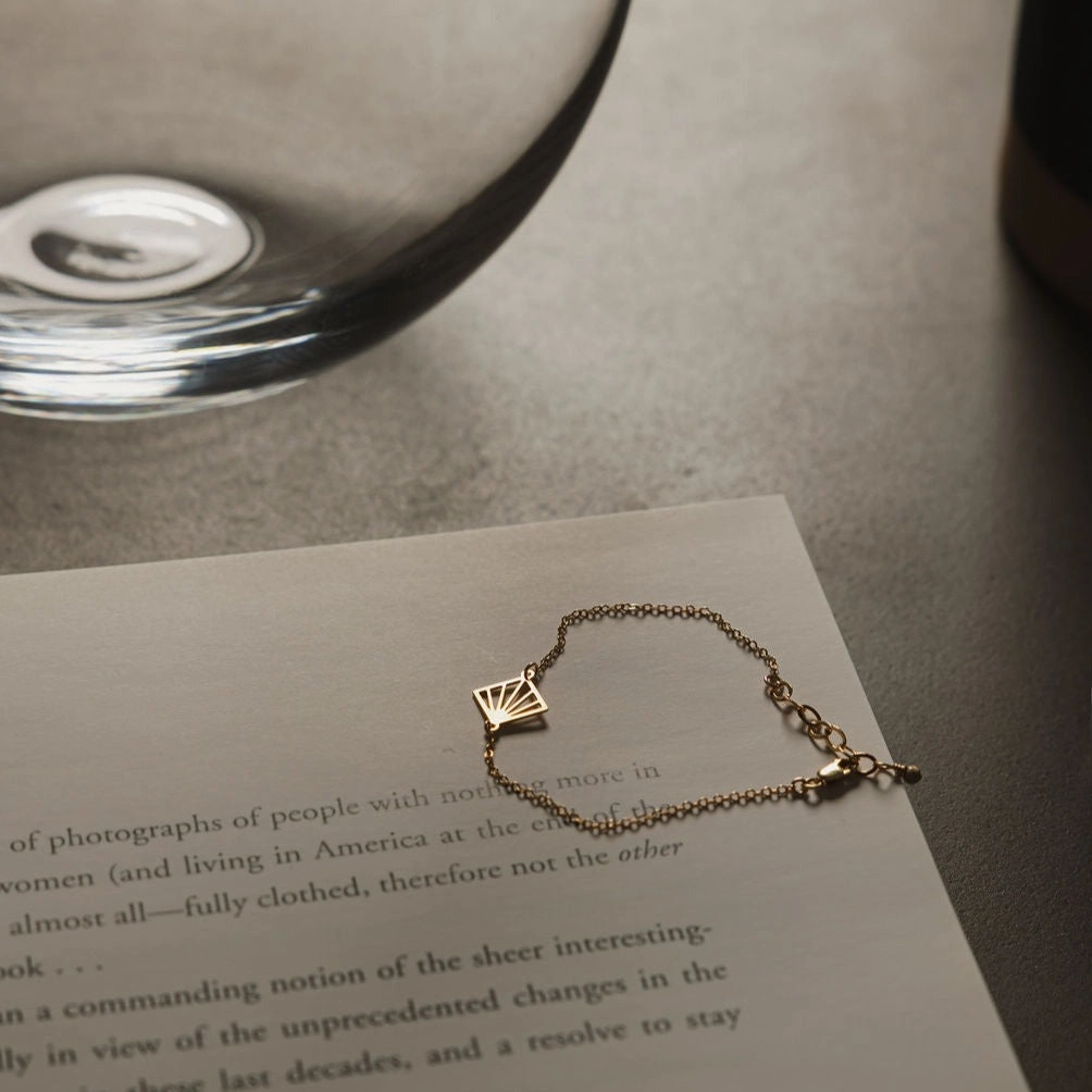 Lula Fan Charm Bracelet Glamorous Pieces