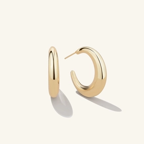 Precious Jewelry Luna Hoop Earrings