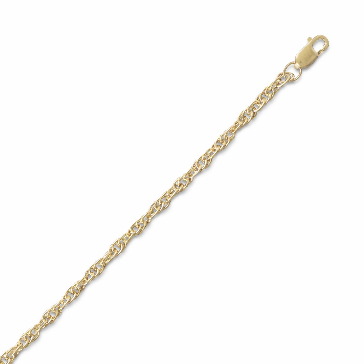 Unique Accessories Rope Chain Necklace 2.5mm Wide 14k Yellow Gold-filled - Made in the USA