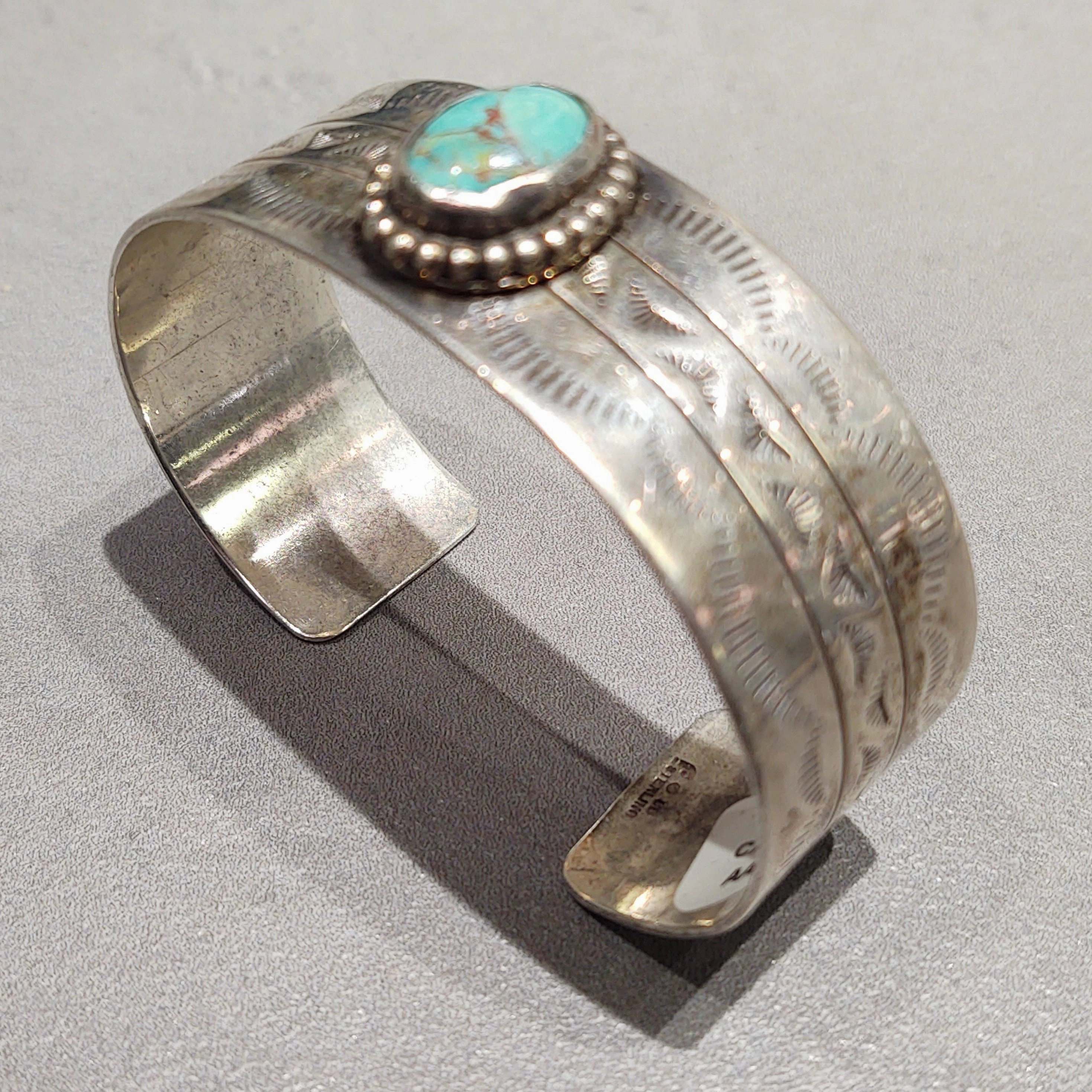 Carol Felley Turquoise Sterling Silver Bracelet - Elite Accent