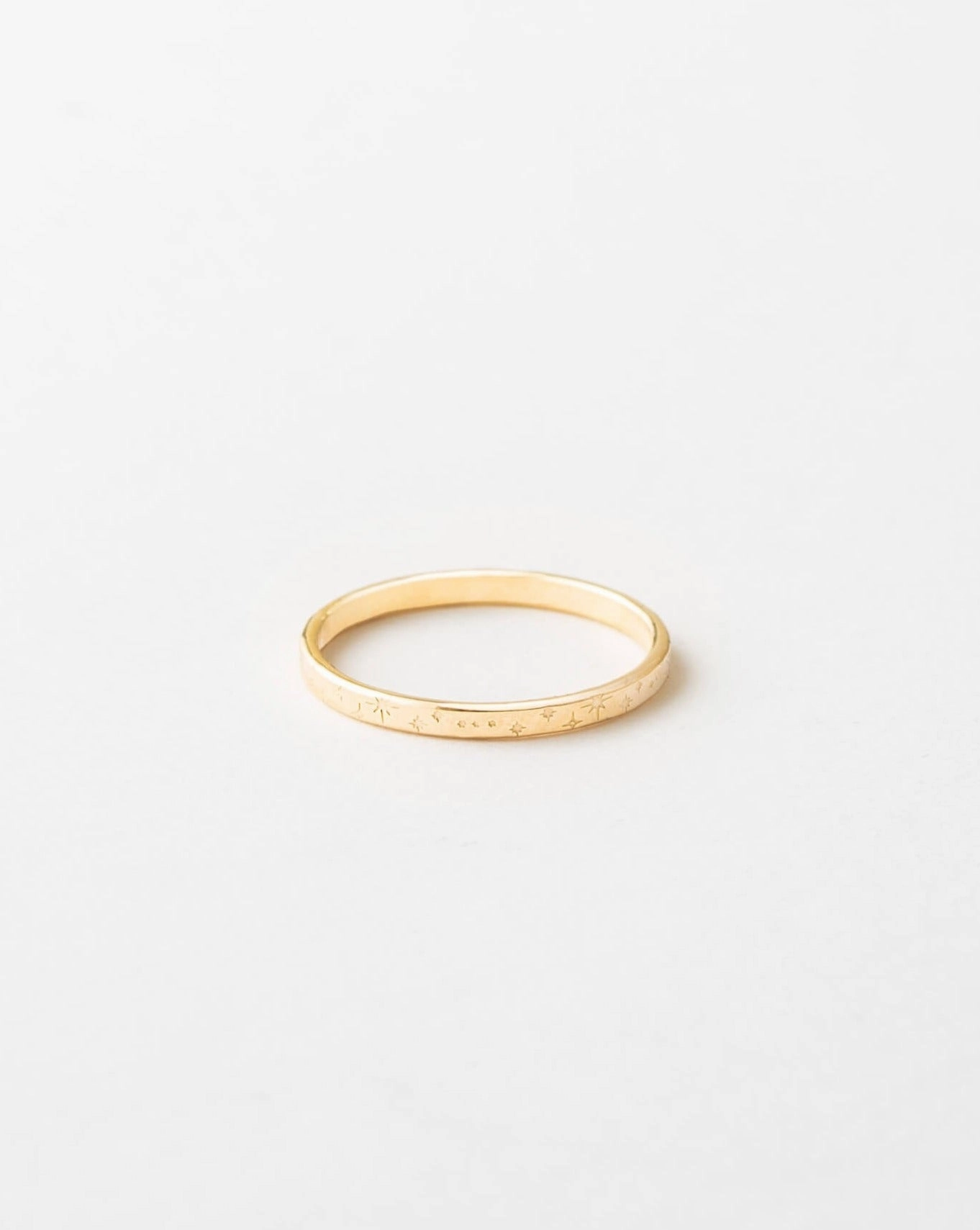 Stardust Ring High Polish Delicate Details