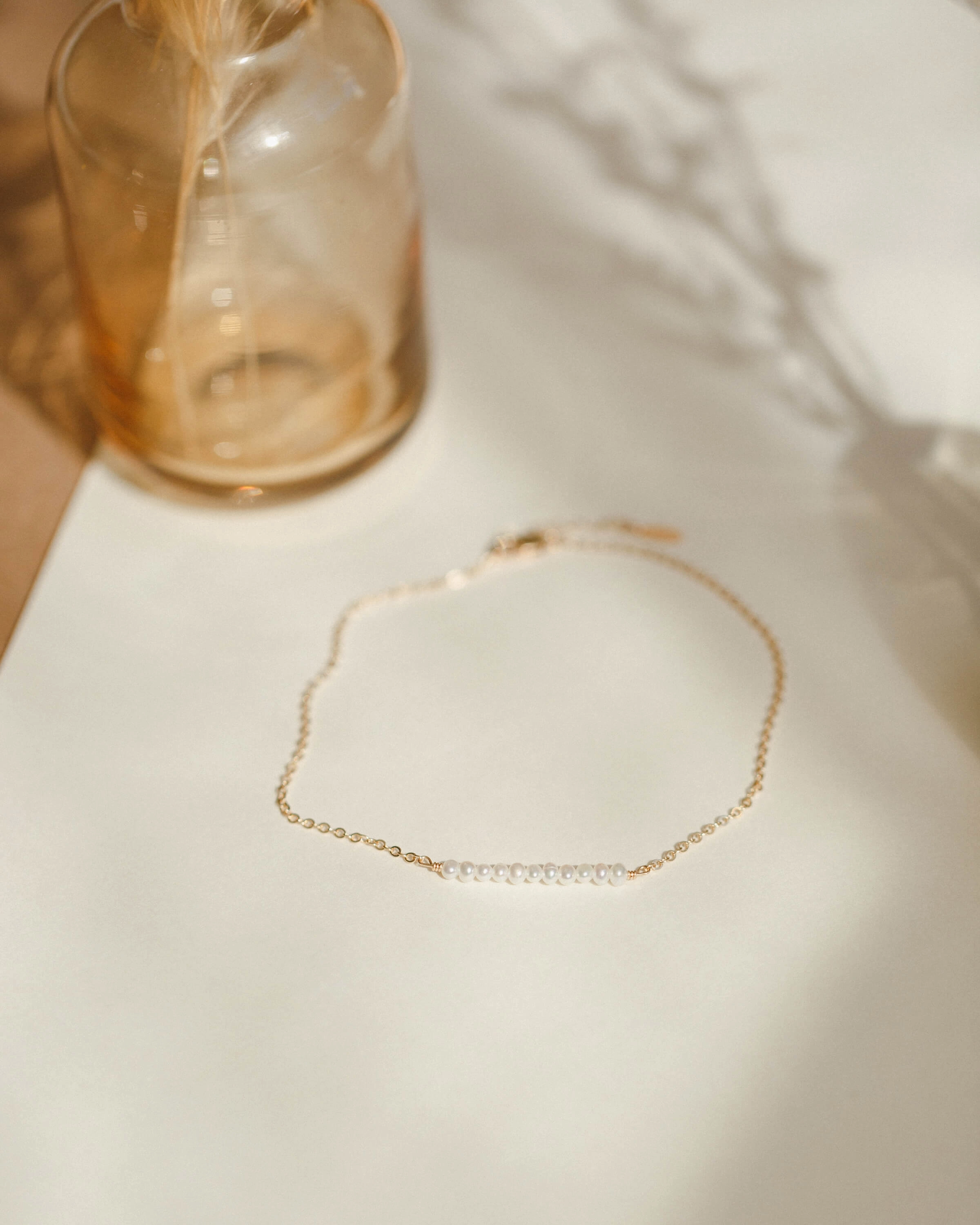 Maia Gemstone Anklet Minimal Appeal