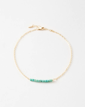 Fashion Jewelry Creative Feature Maia Gemstone Anklet