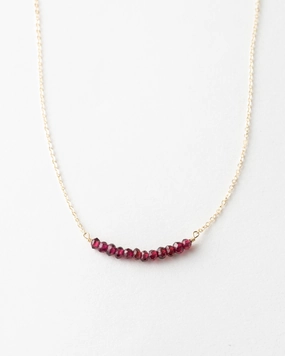 Maia Gemstone Necklace Balanced Highlight Luxury Gift