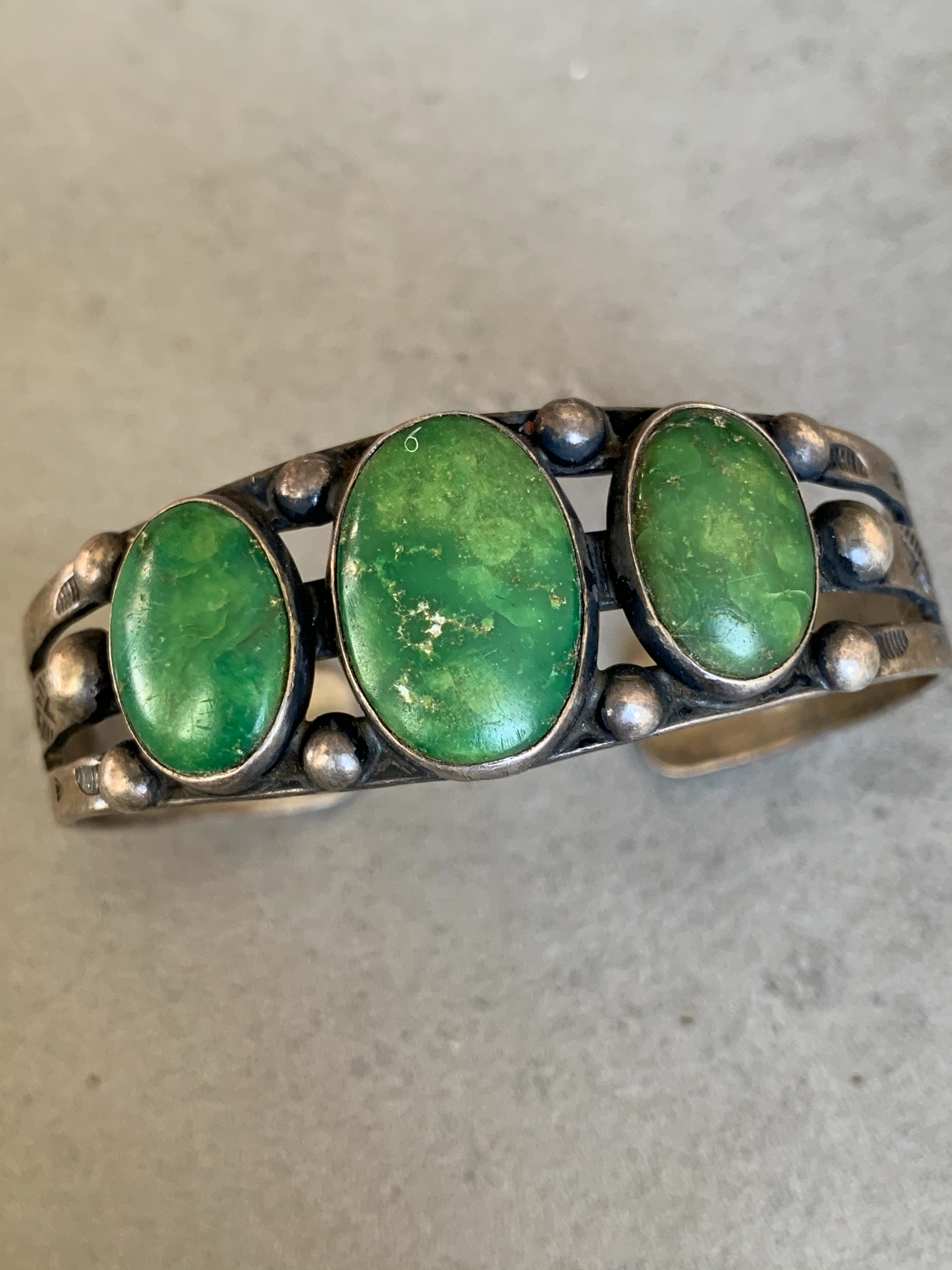 Maisel /Fred Harvey Era Sterling Turquoise Cuff Premium Quality