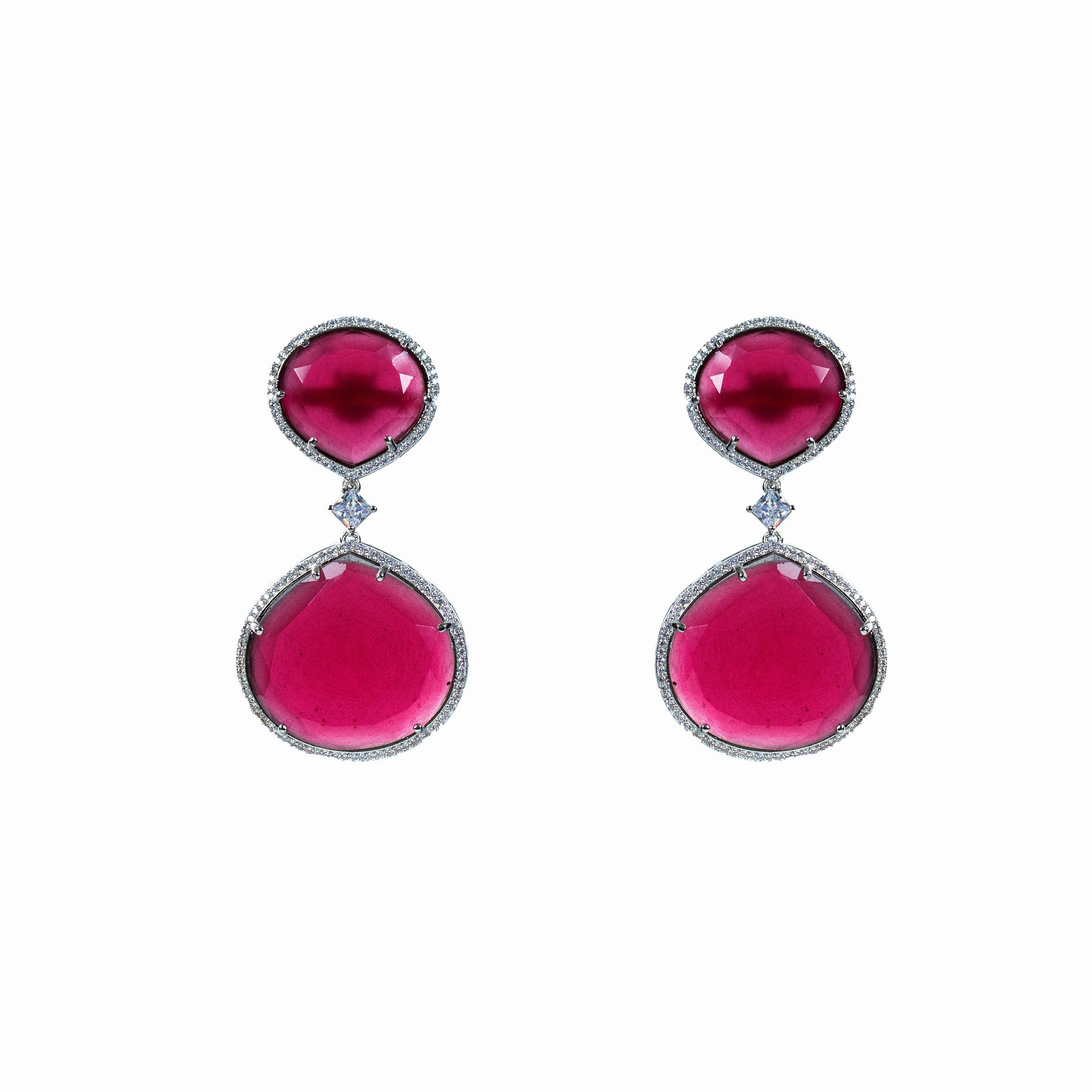 Majestico pear western statement earring Handcrafted Art