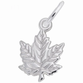 Maple Leaf Charm Styled Finish Sparkle Style