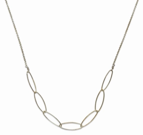 Pearl Accessory Marquis Link necklace