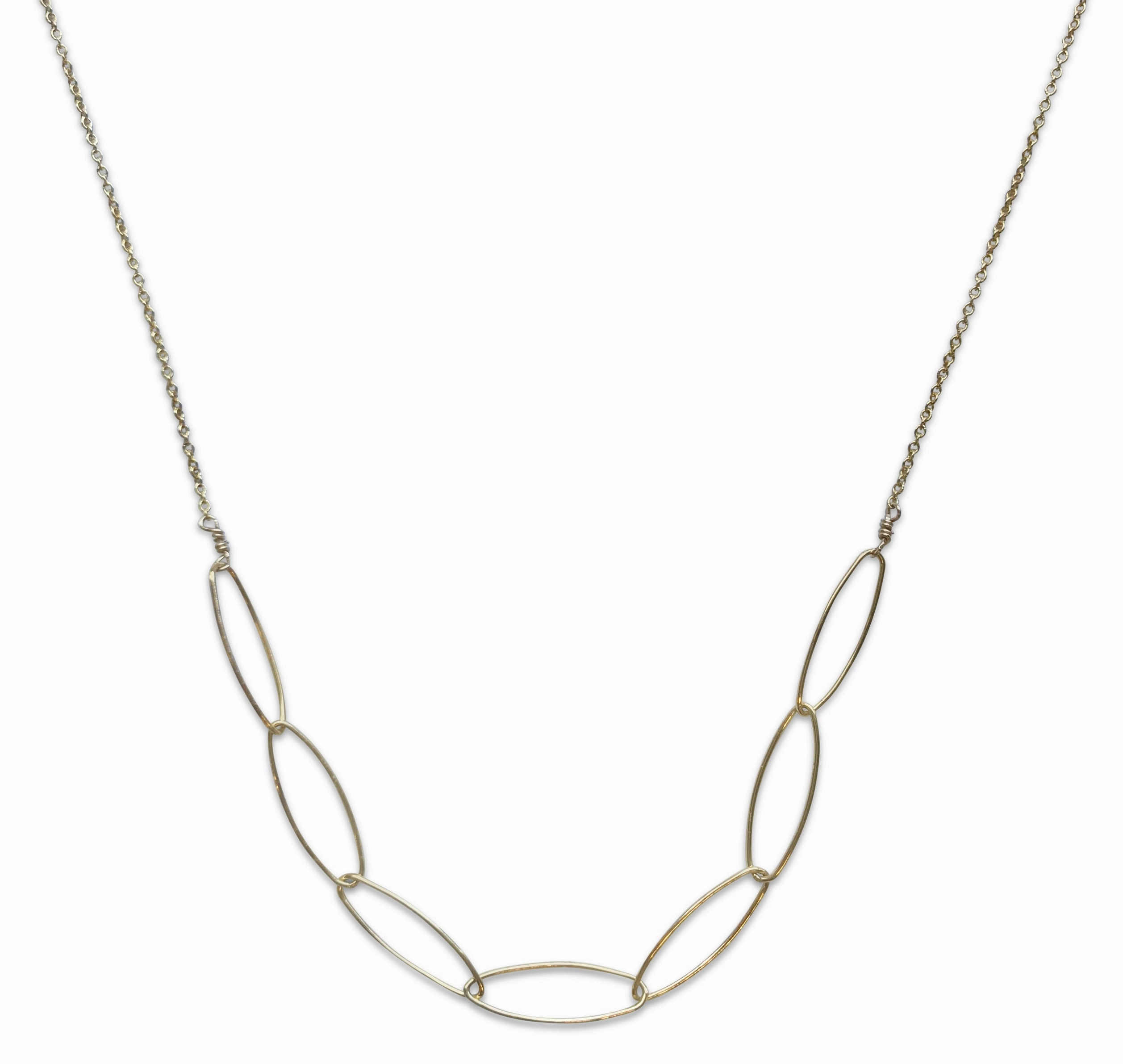 Pearl Accessory Marquis Link necklace