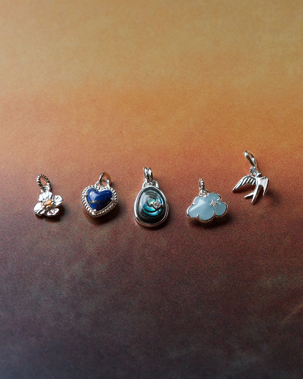 Mementos Charm Set Shiny Texture Cozy Glow