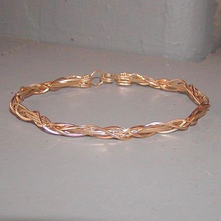 Brotherhood Link Waitlist Item Thin Grapevine 14kt Gold Filled Wire Wrapped Stackable Bracelet