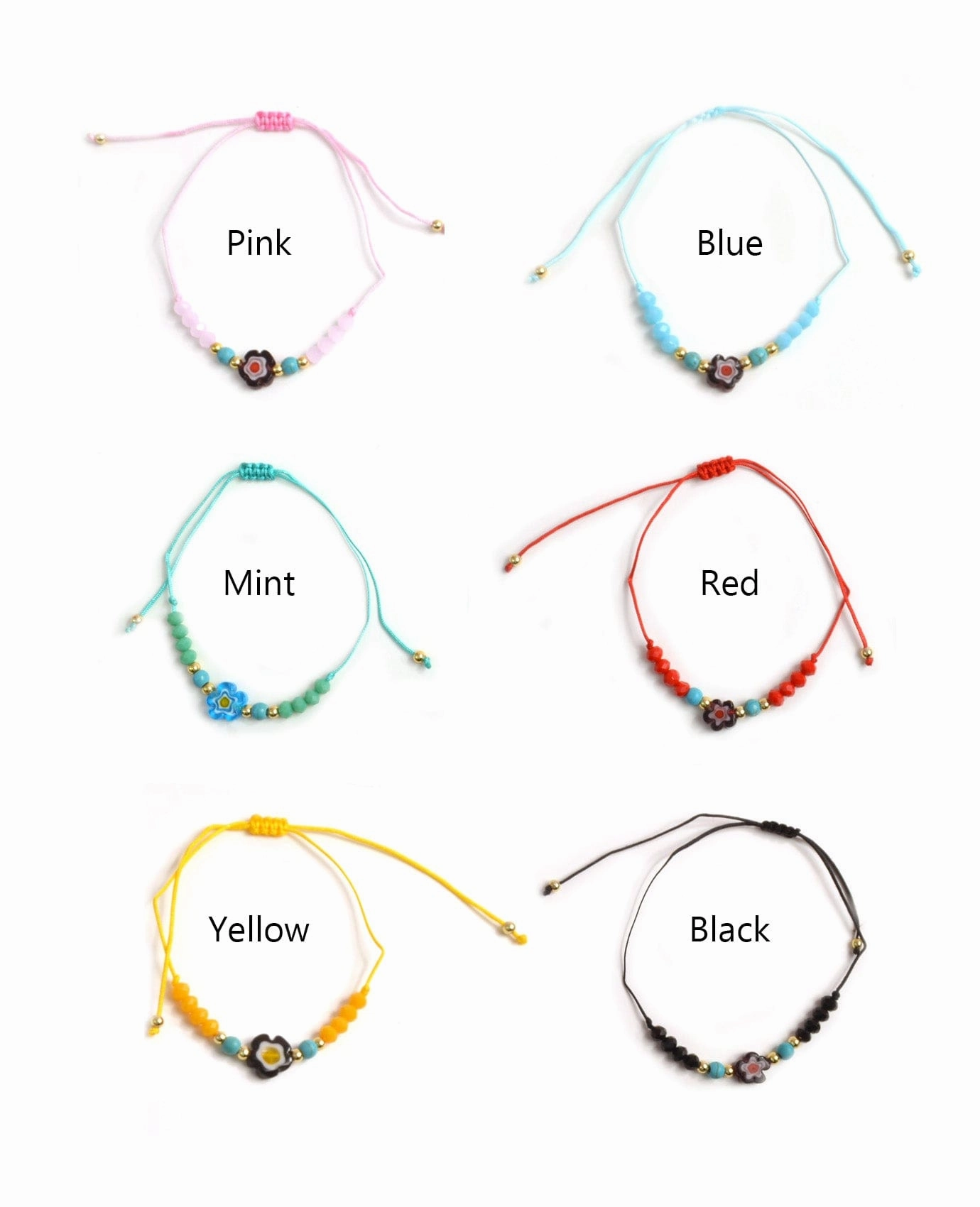 Style Statement Present Sight Mini Abstract Flower Bracelet