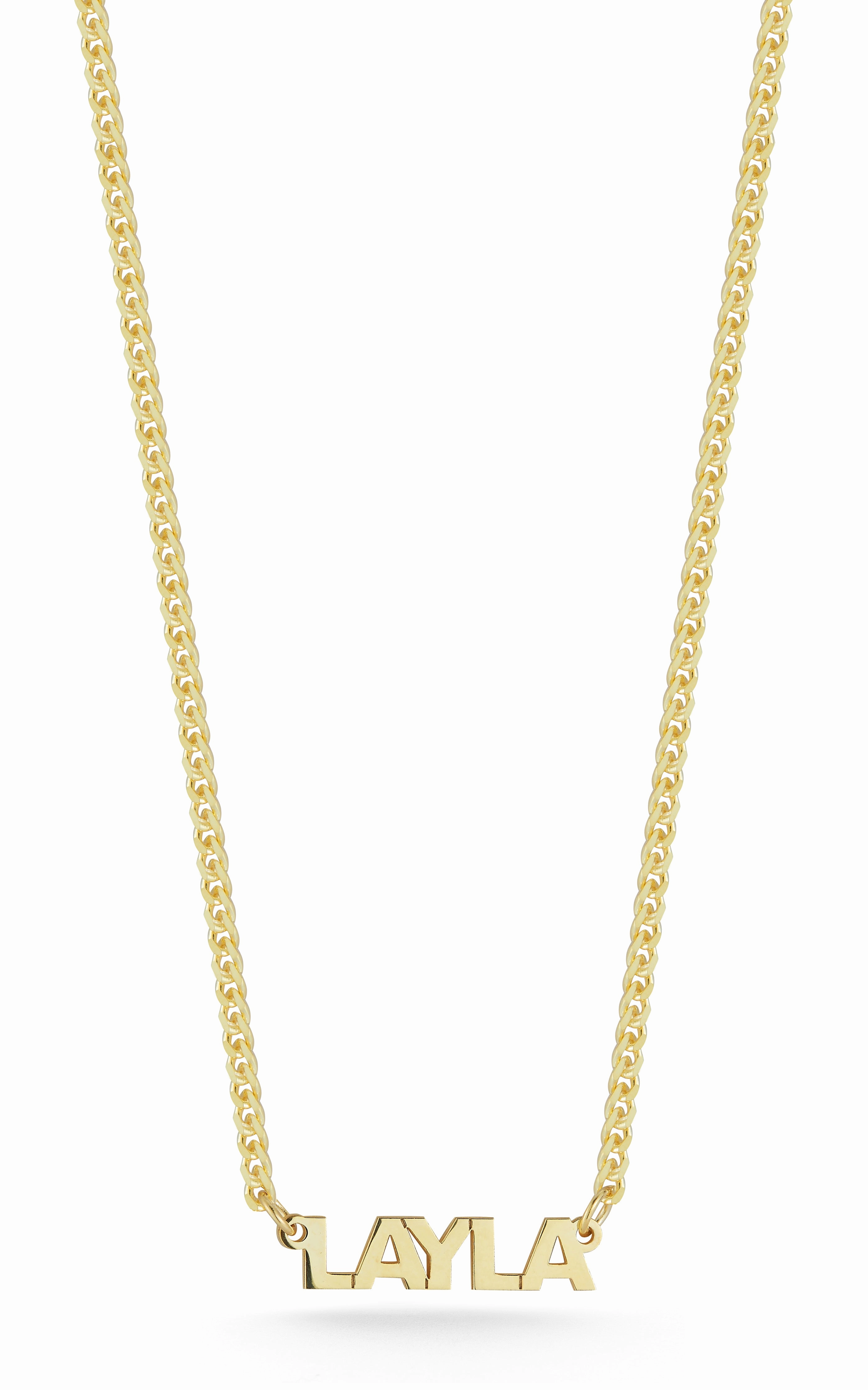 Mini Nameplate Choker Chic Office Street Style