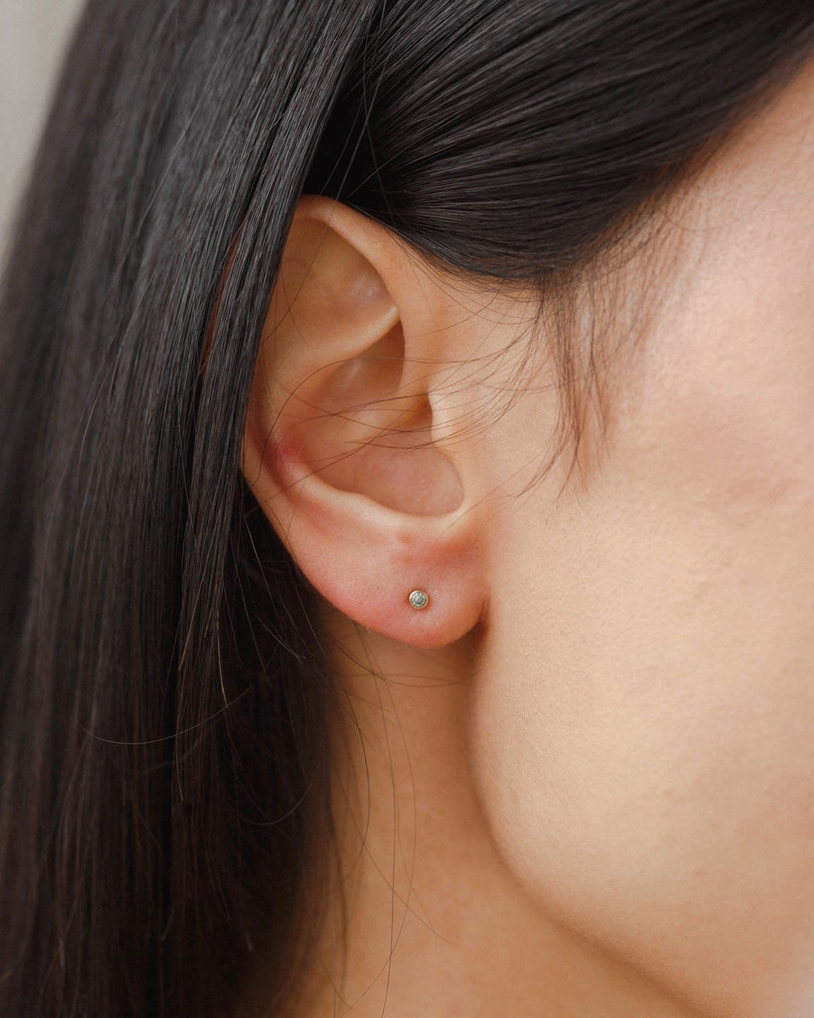 Mini Aura Birthstone Studs Accent Style Charming Finish