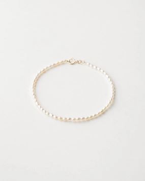 Mini Pearl Strand Bracelet Timeless Glam