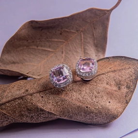 Expressive Touch Custom Finish Minimella kushion zircon stud