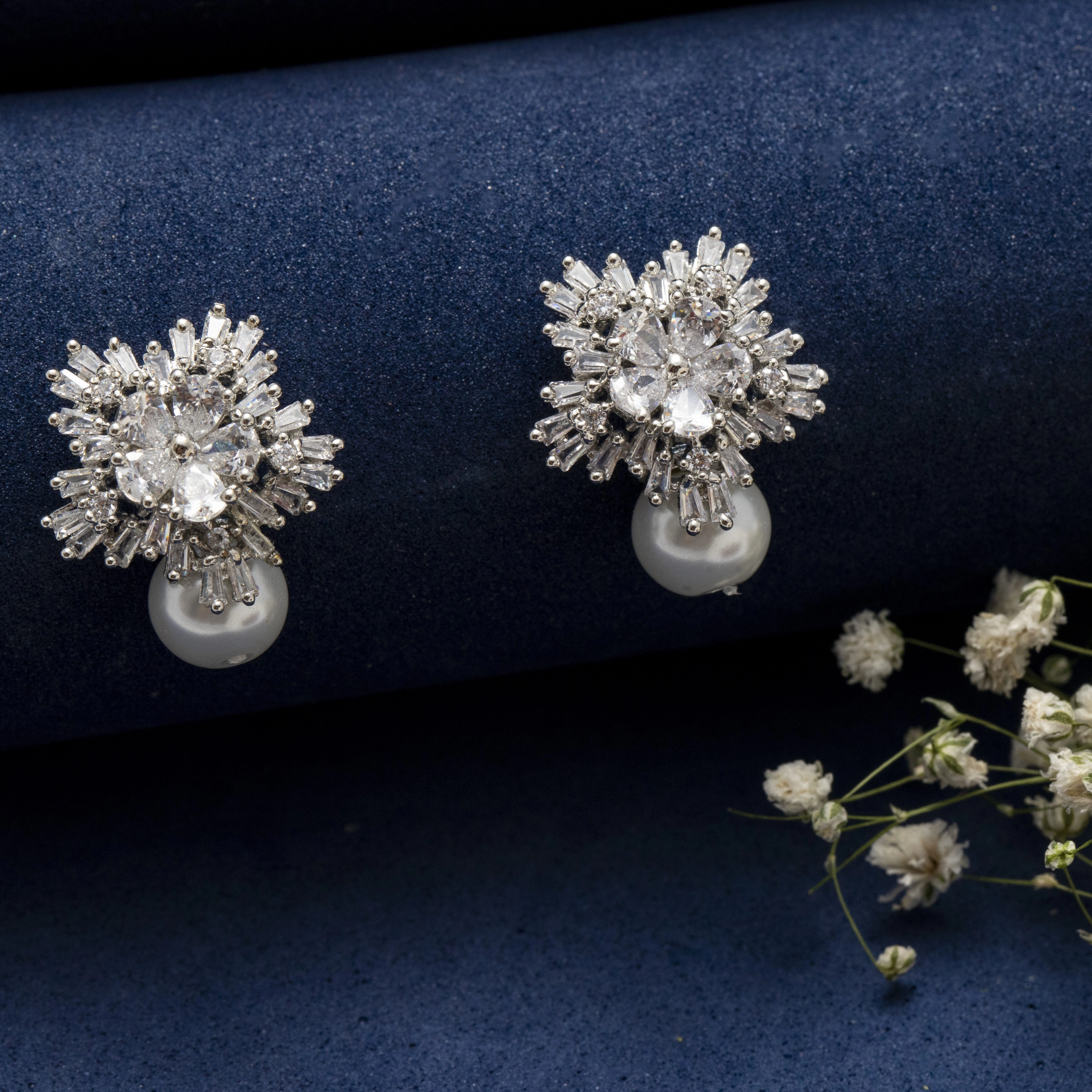 All Day Wear Sophisticated Jewelry Pieces Minimello pearl charm stud