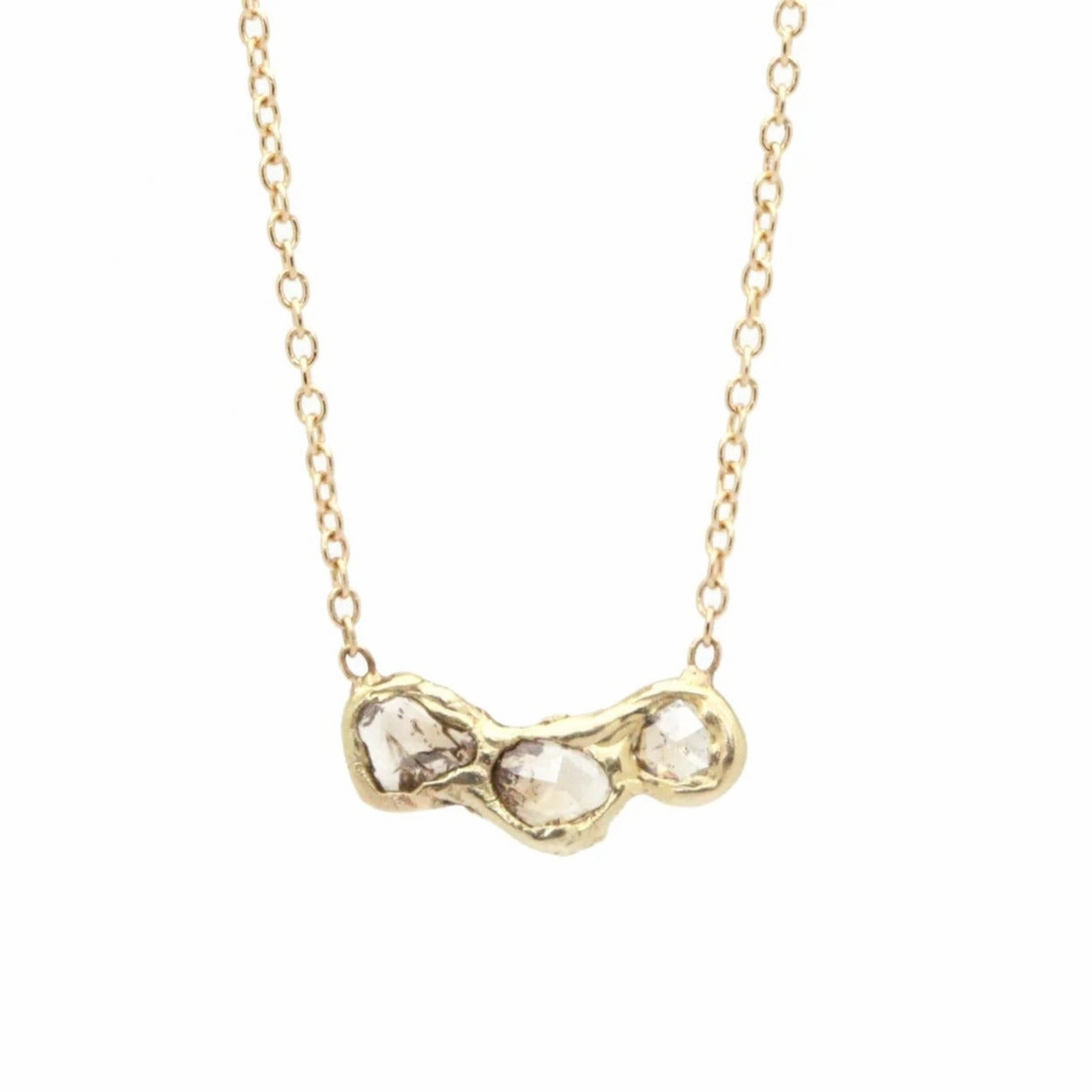 Mirage Trio Pendant - 14ky   Diamonds Superb Jewelry Weak Piece