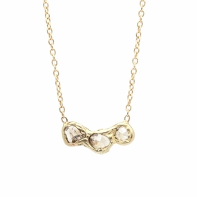 Mirage Trio Pendant - 14ky   Diamonds Superb Jewelry Weak Piece