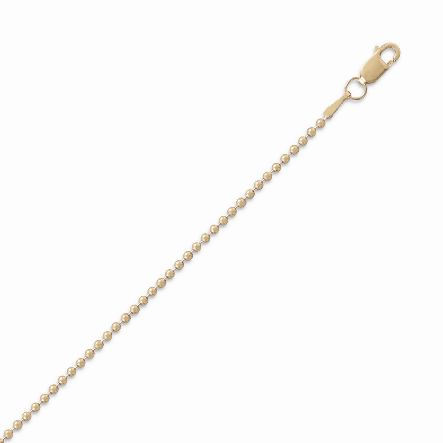 Bead Ball Chain 14k Gold-filled 1.5mm Width  - Made in the USA Classic Fashion